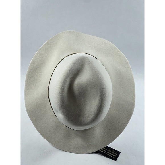 RAG & BONE Floppy Brim Wool Fedora Hat Ivory, Size-Small $195 main image 4